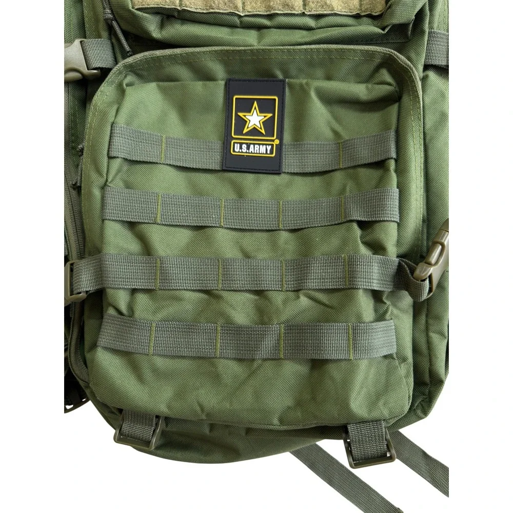 US Army Tactical MOLLE Backpack Olive Drab Green Military Style Rucksack 18in